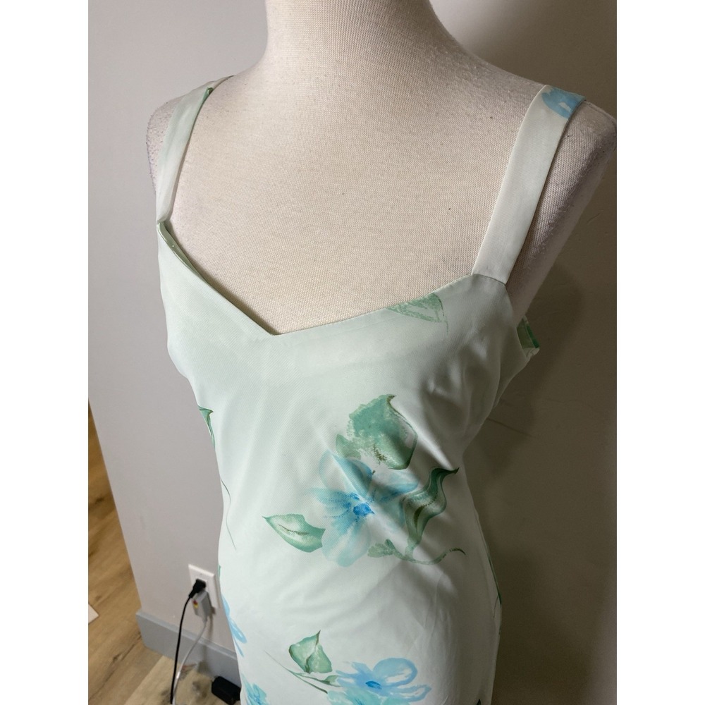 VTG 90's R&M Richard's Floral Dress Chiffon Boho whimsygoth fairycore wedding 10 - Picture 2 of 5